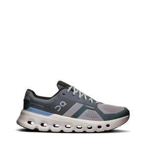 On Men's Cloudrunner 2 Sneaker in Alloy/Chambray