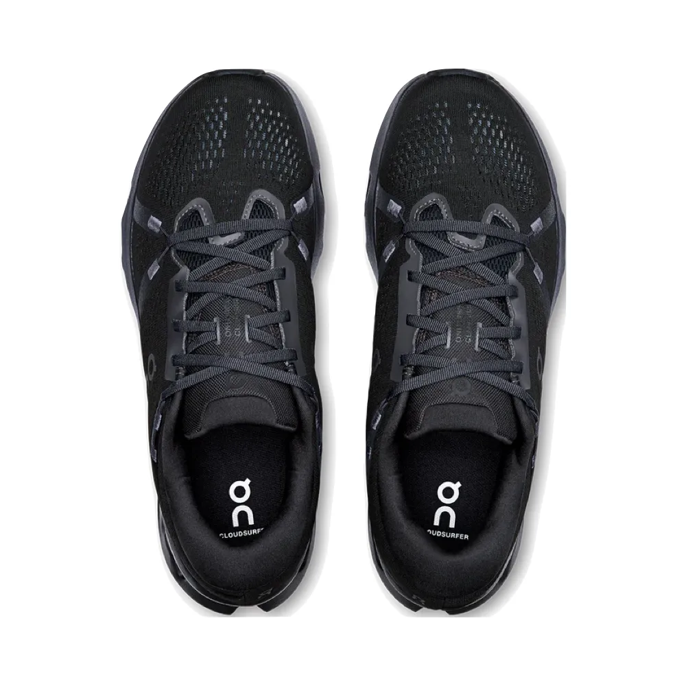 On Men's Cloudsurfer 2 Sneaker in Black/Black