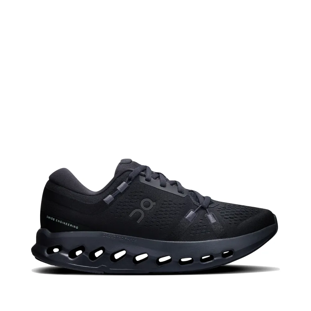 On Men's Cloudsurfer 2 Sneaker in Black/Black
