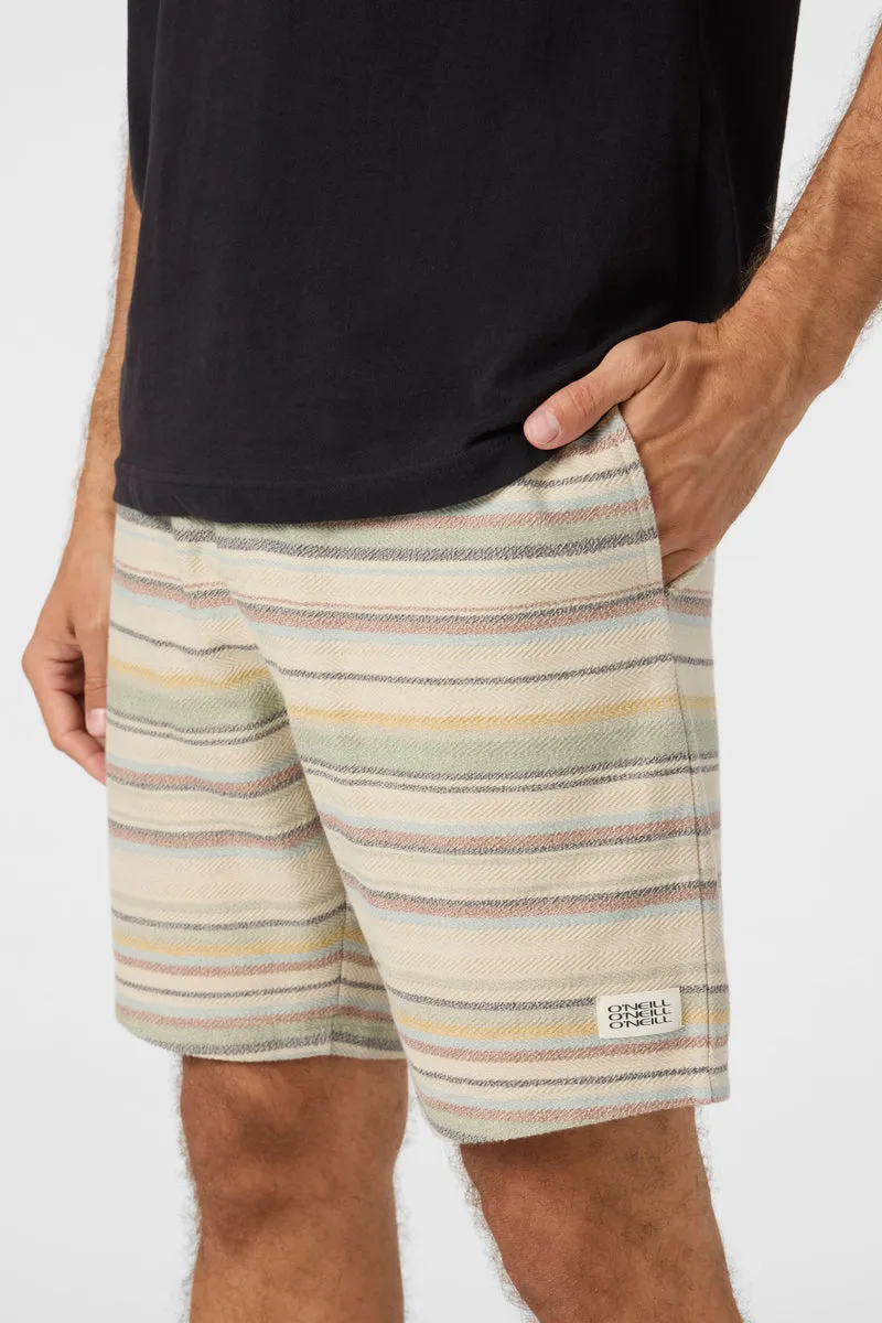 O'Neill Bavaro Stripe Shorts-Lt Khaki