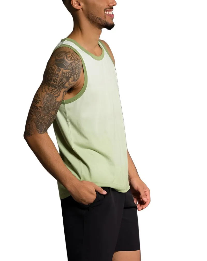 Onzie Flow Yoga Mens Ombre Tank 705 Margarita