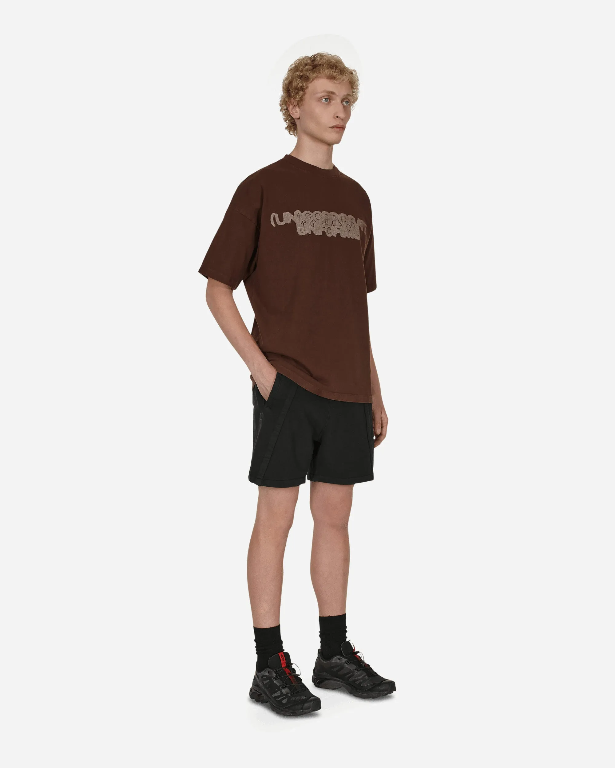 Panel Boxy Shorts Black