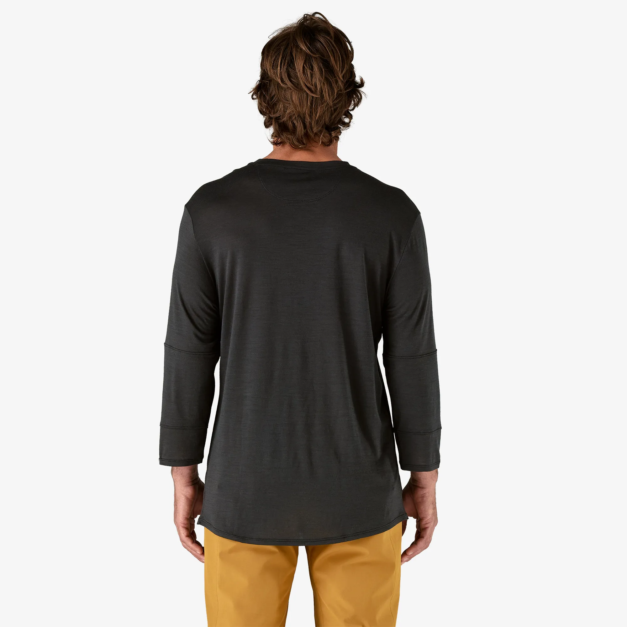 Patagonia Mens T-Shirts Men's Merino Blend 3/4-Sleeved Bike Jersey