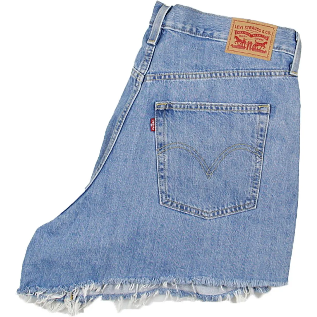 Plus Womens High Rise Destroyed Cutoff Shorts