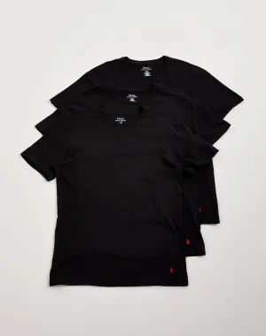 Polo Ralph Lauren Slim Fit Cotton Crewneck Tee 3-Pack