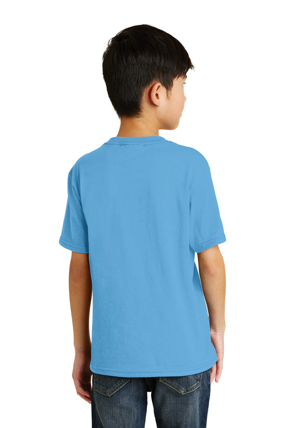Port & Company Youth Core Short Sleeve Crewneck T-Shirt - Aquatic Blue