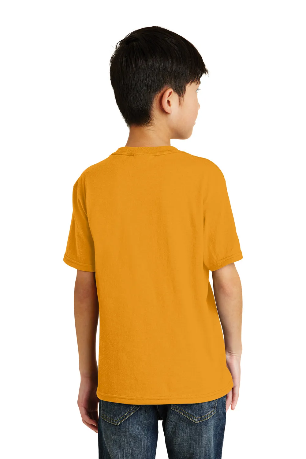Port & Company Youth Core Short Sleeve Crewneck T-Shirt - Gold