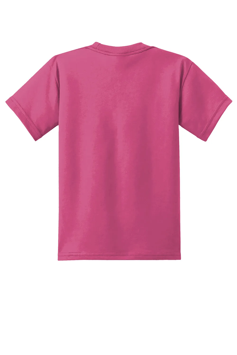Port & Company Youth Core Short Sleeve Crewneck T-Shirt - Sangria Pink