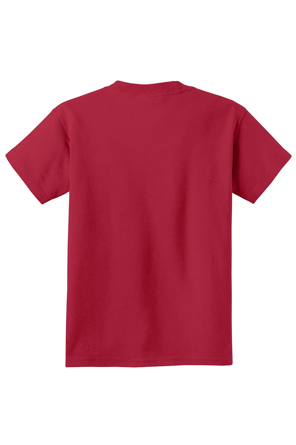 Port & Company Youth Essential Short Sleeve Crewneck T-Shirt - Red