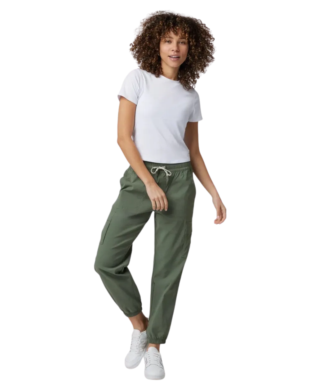 Pose Fitted T-Shirt in White