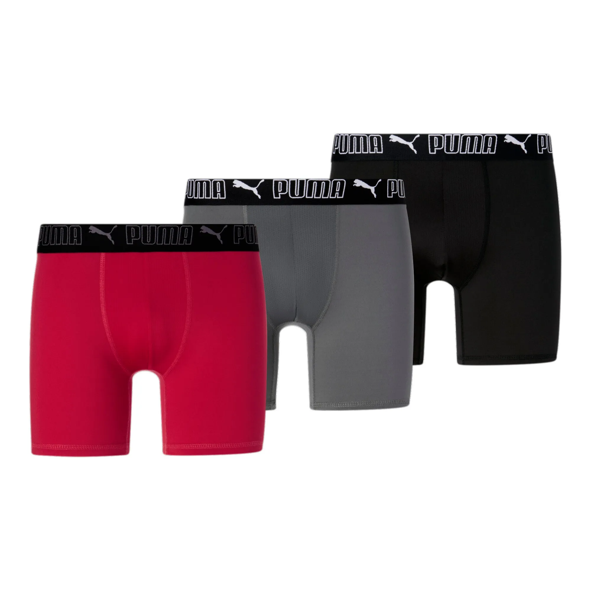 PUMA Men's Training Boxer Briefs [3 Pack]