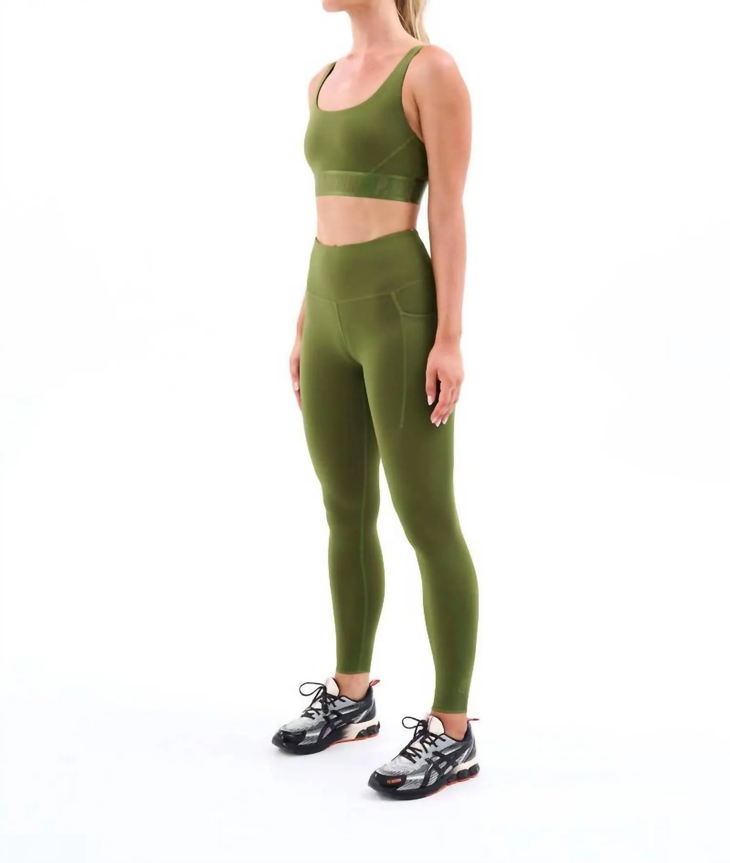 Recalibrate Legging In Pesto