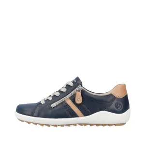 Remote Women's Liv 32 Lace Sneaker in Pazific Navy