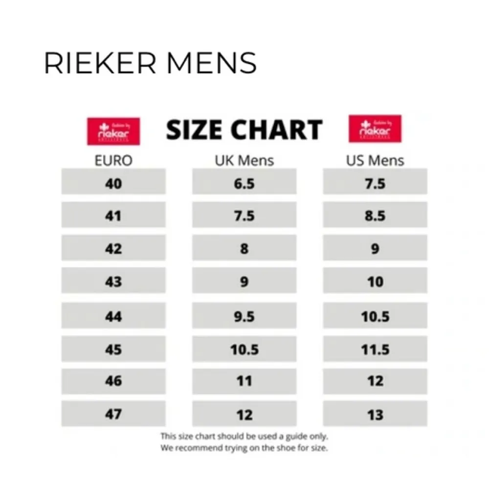 Rieker Men's Reinhard 52 Perfed Slip On in Tan Fuchs/Midnight