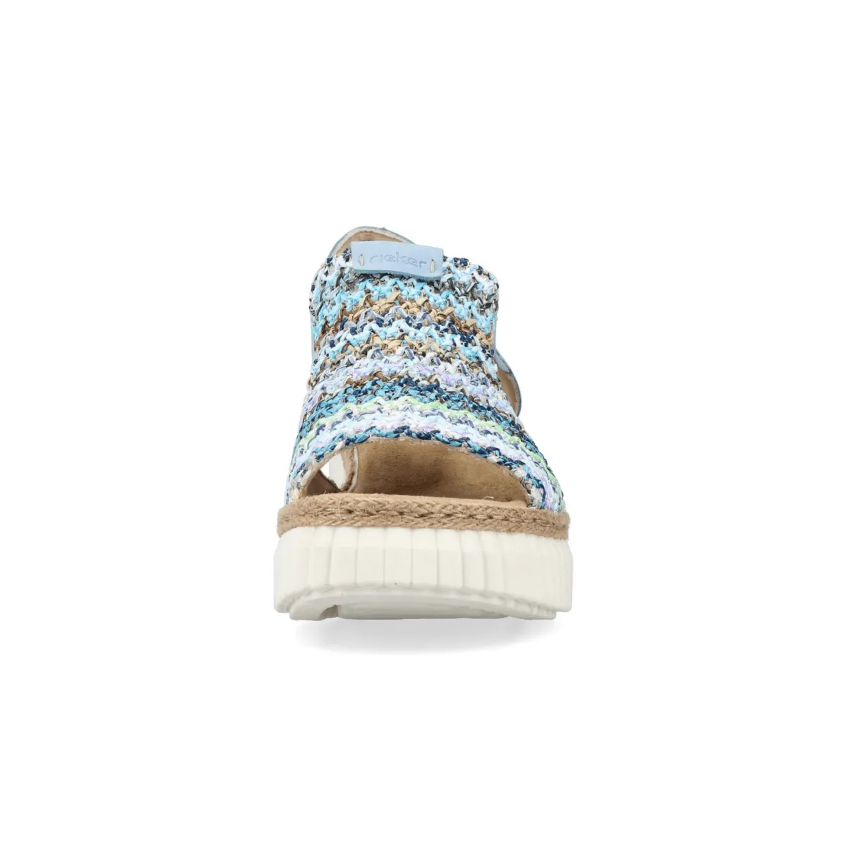 Rieker Women's 69172-91 Rose Blue Multi/Aqua