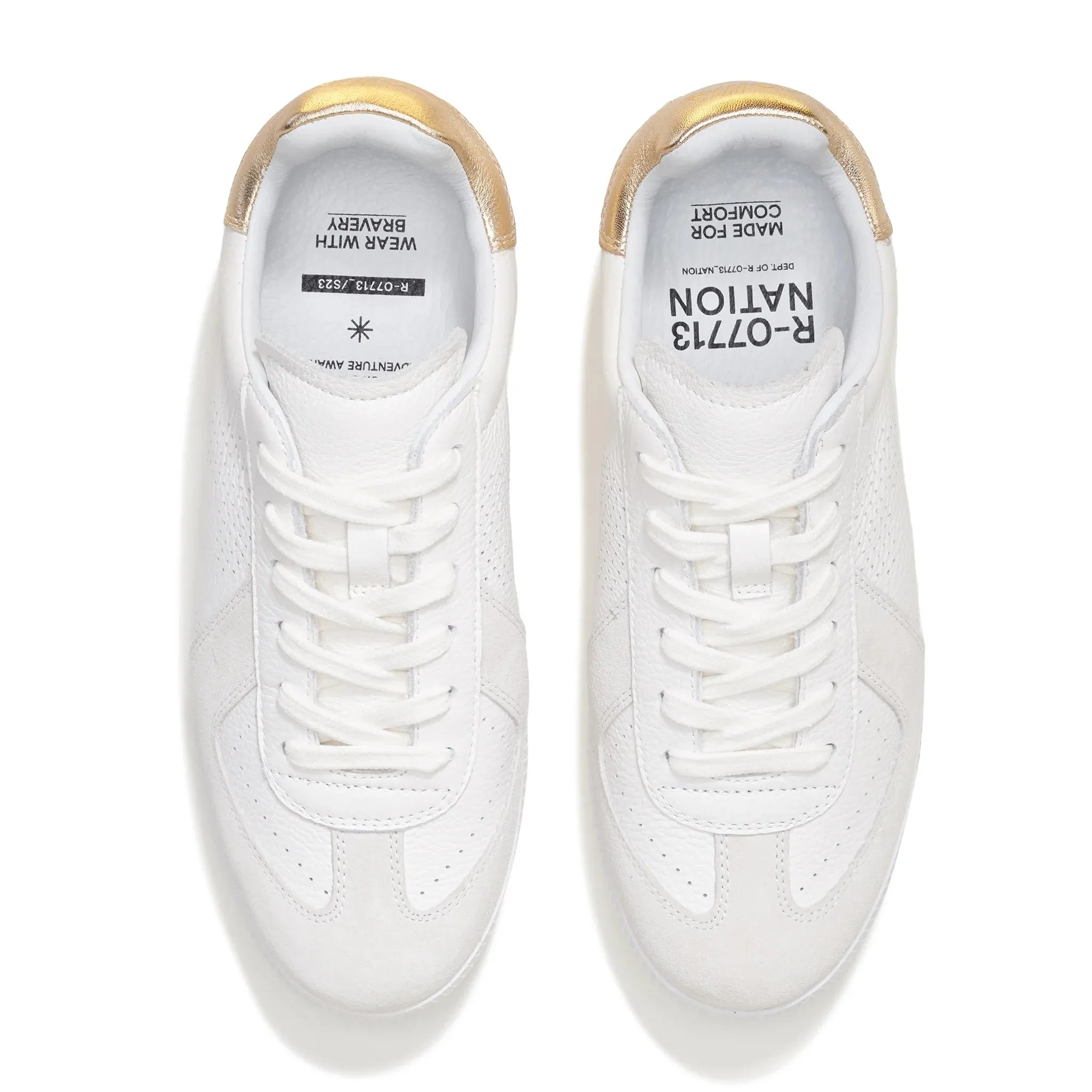 Rollie Pace White/Gold - LAST PAIR size 42