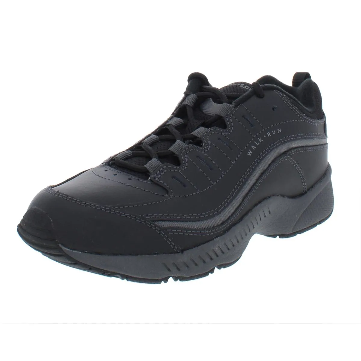 Romy Womens Contrast Trim Athletic Walking Shoes
