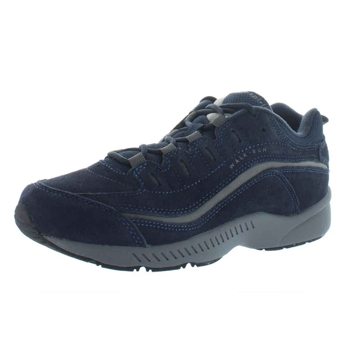 Romy Womens Contrast Trim Athletic Walking Shoes