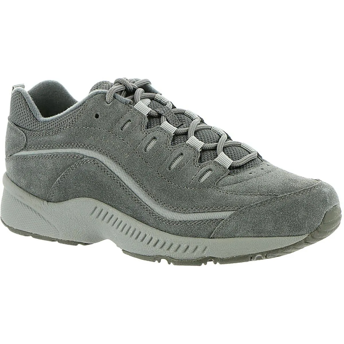 Romy Womens Contrast Trim Athletic Walking Shoes
