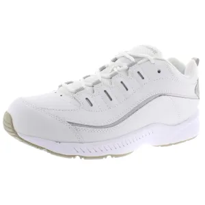 Romy Womens Contrast Trim Athletic Walking Shoes