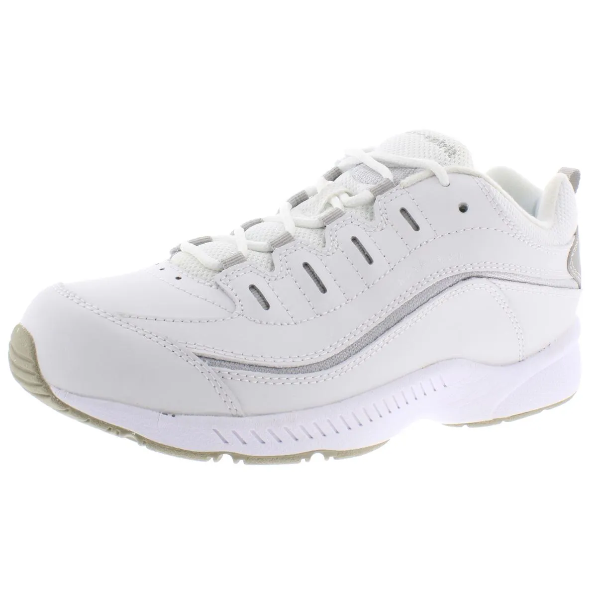 Romy Womens Contrast Trim Athletic Walking Shoes