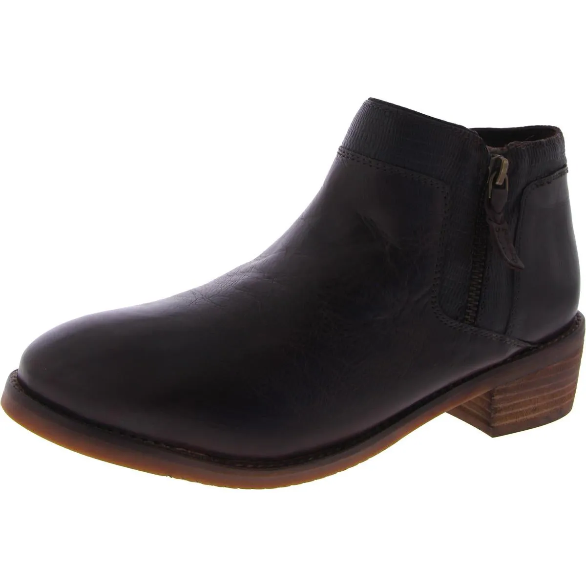 Rubi Womens Leather Casual Ankle Boots