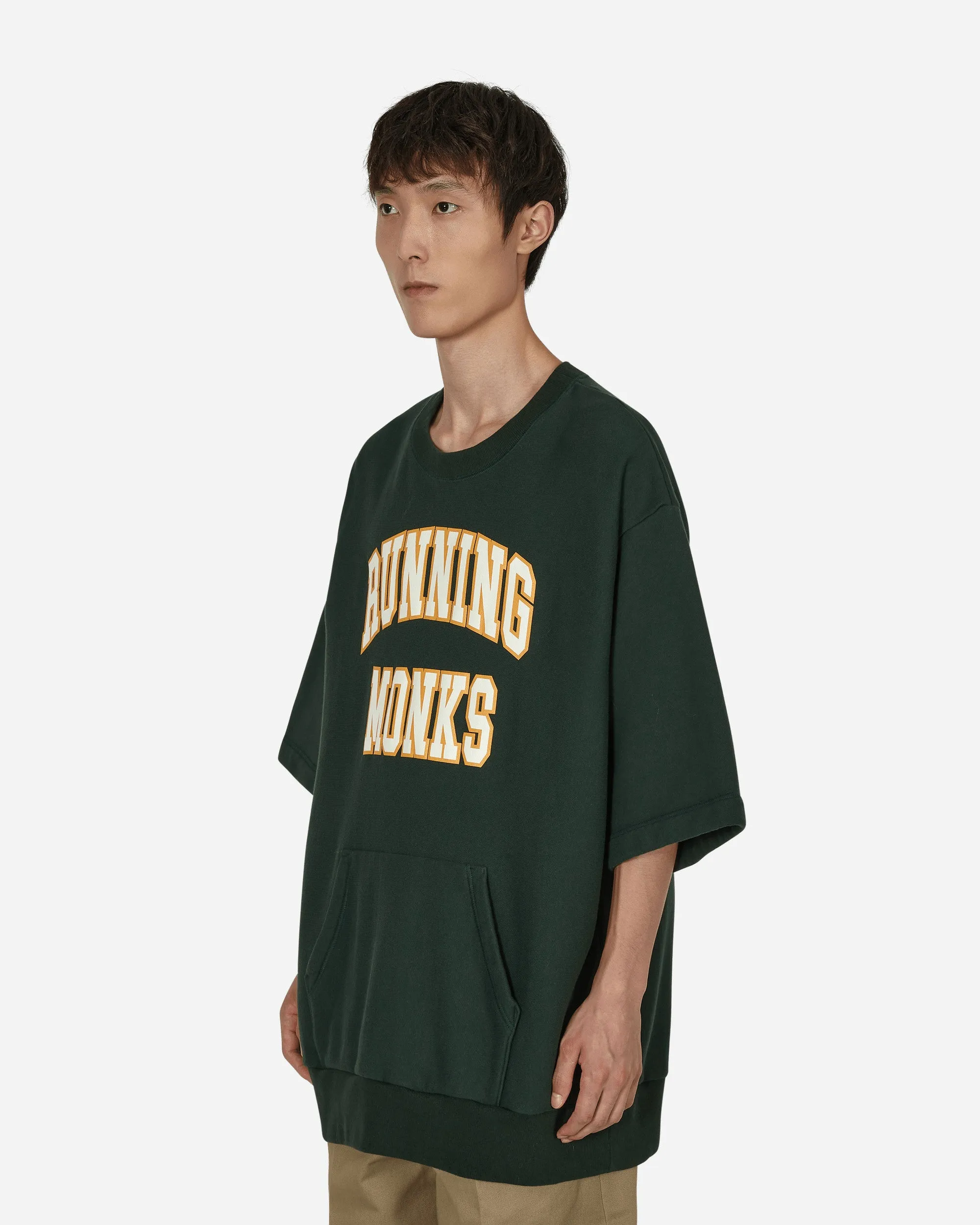 Running Monks Crewneck Sweatshirt Green