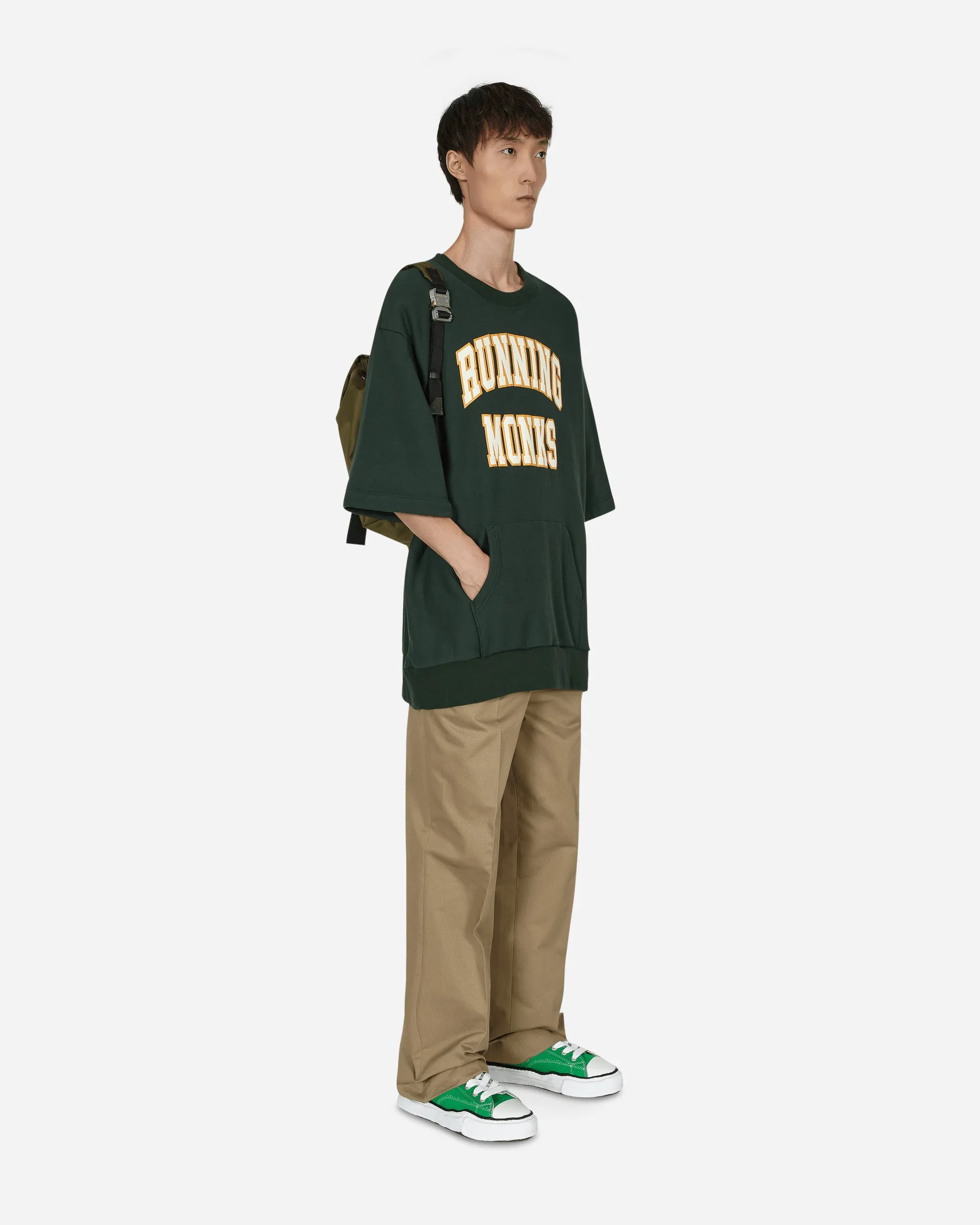 Running Monks Crewneck Sweatshirt Green