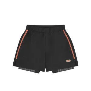 Sealskinz Men's Neatishead Quick Dry Running Shorts with Under Short in Black SS25