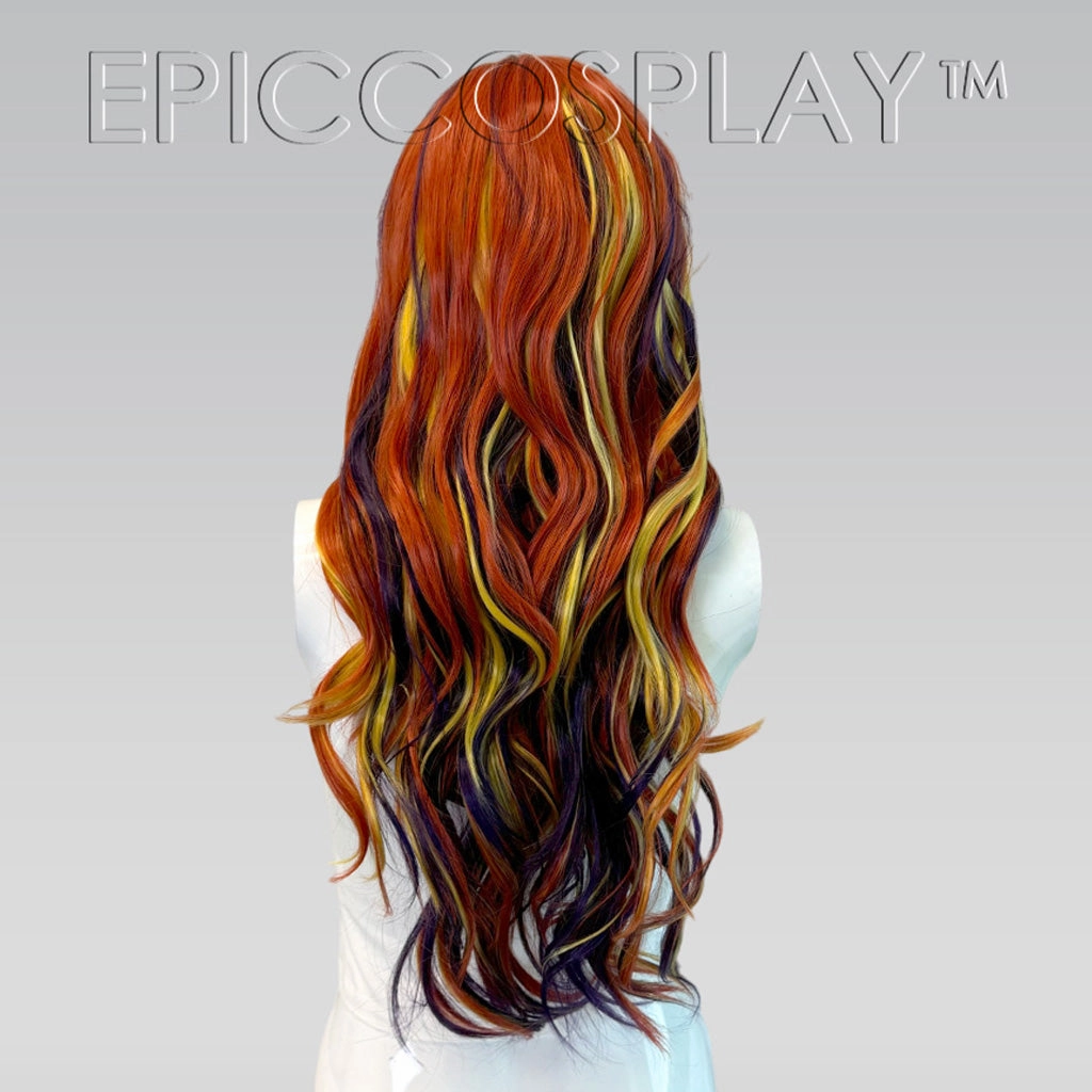 Signature - Phoenix Auburn, Yellow and Black Wig