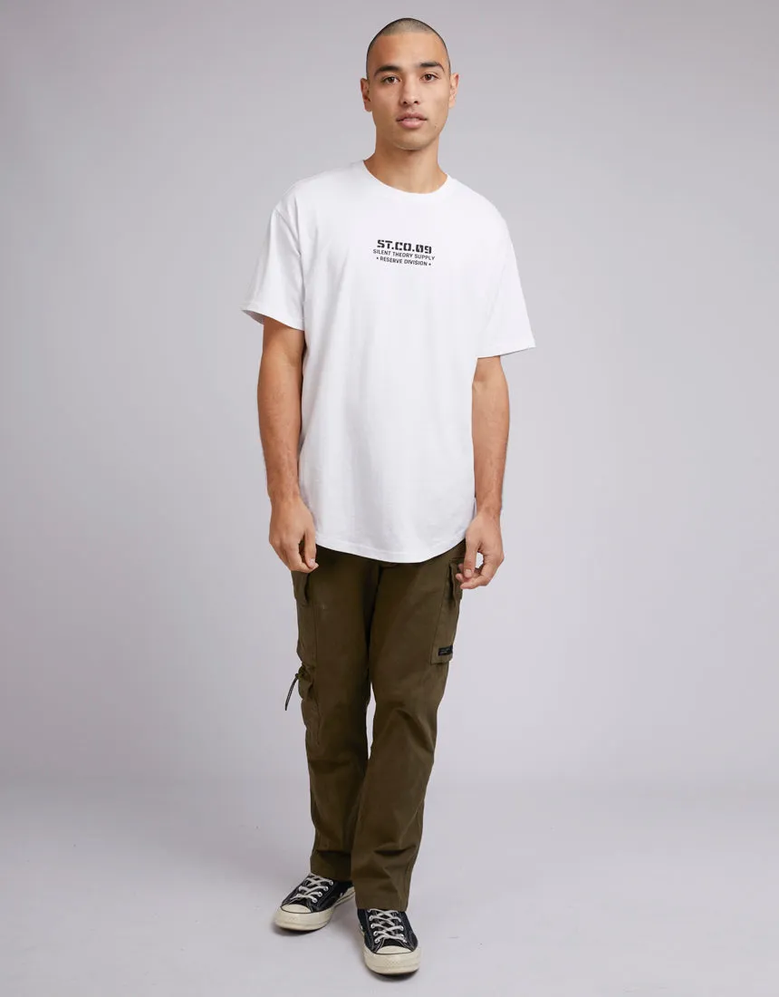 Silent Theory Mens Division Tee White