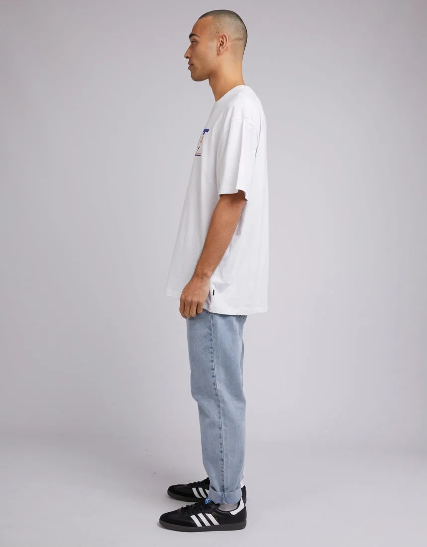 Silent Theory Mens Ryder Tee White