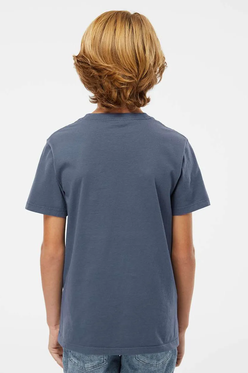 SoftShirts Youth Organic Short Sleeve Crewneck T-Shirt - Navy Blue