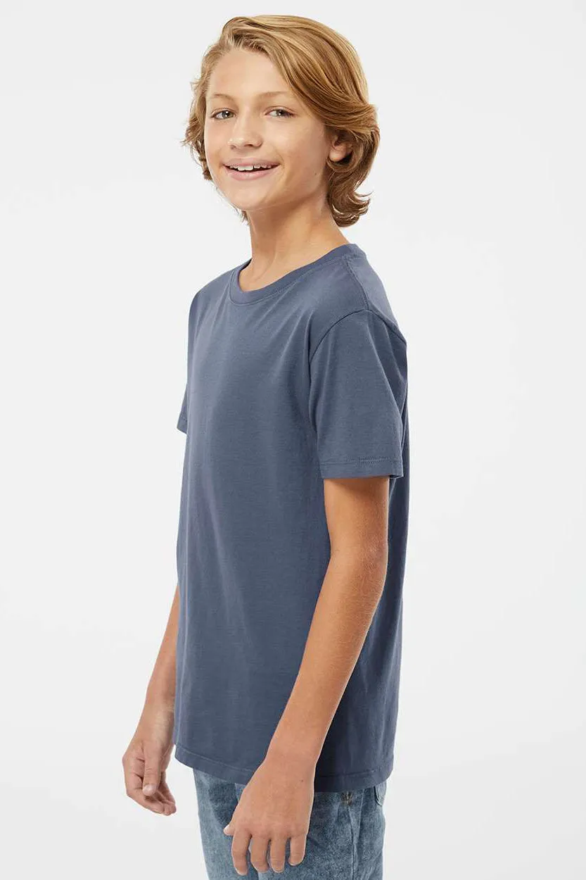 SoftShirts Youth Organic Short Sleeve Crewneck T-Shirt - Navy Blue
