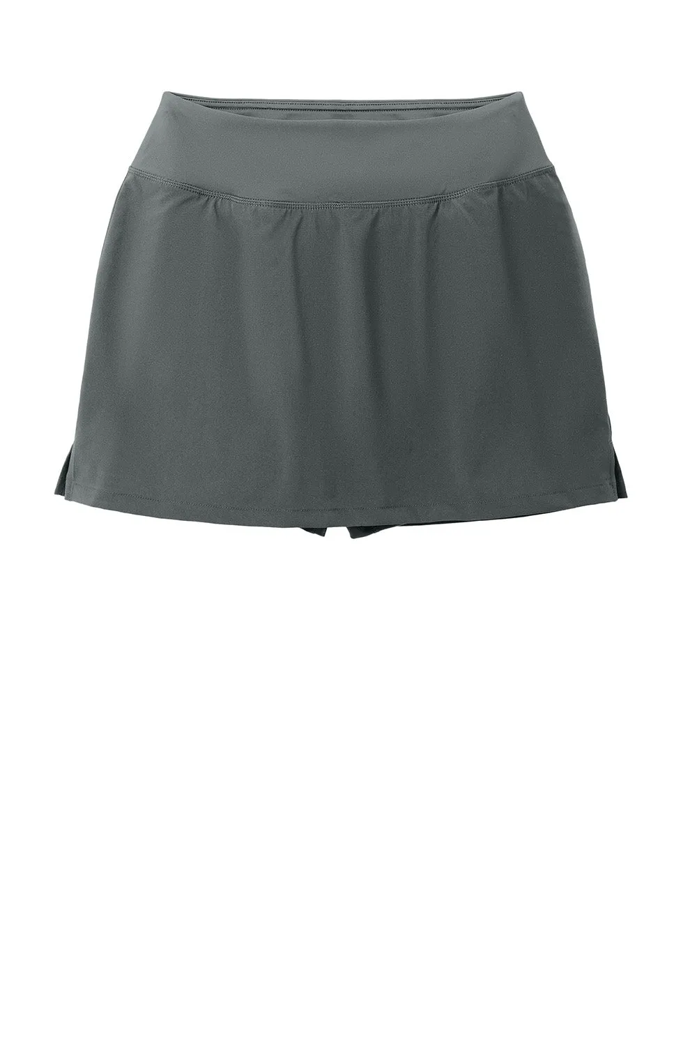 Sport-Tek Womens Repeat Moisture Wicking Skorts w/ Pockets - Iron Grey