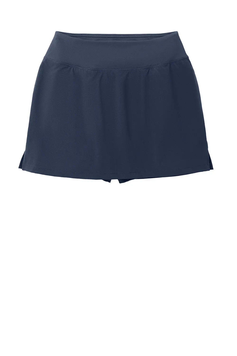 Sport-Tek Womens Repeat Moisture Wicking Skorts w/ Pockets - True Navy Blue