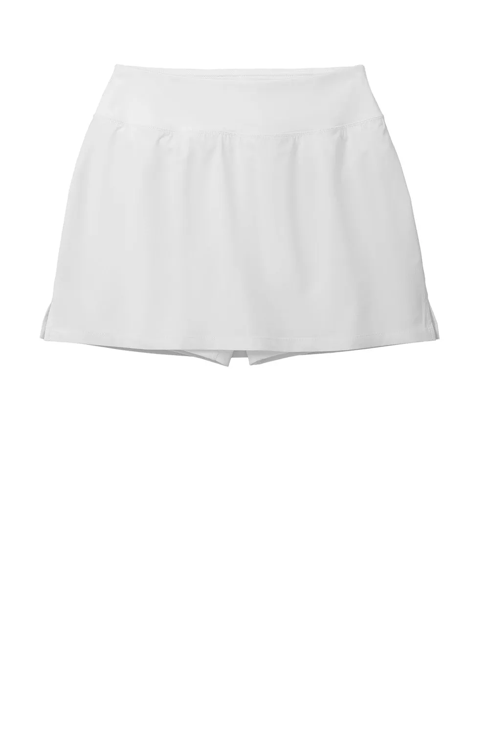 Sport-Tek Womens Repeat Moisture Wicking Skorts w/ Pockets - White