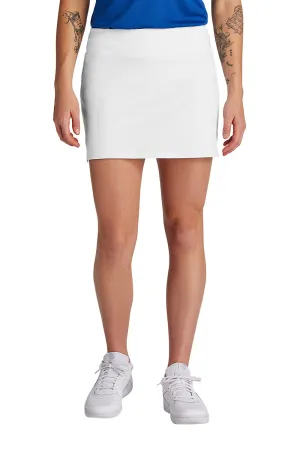 Sport-Tek Womens Repeat Moisture Wicking Skorts w/ Pockets - White