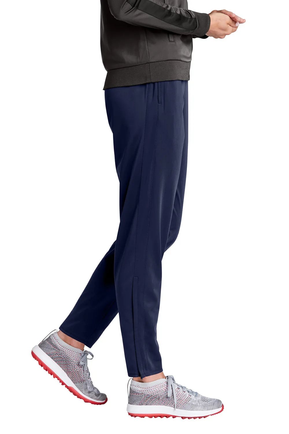 Sport-Tek Womens Tricot Track Pants w/ Pockets - True Navy Blue