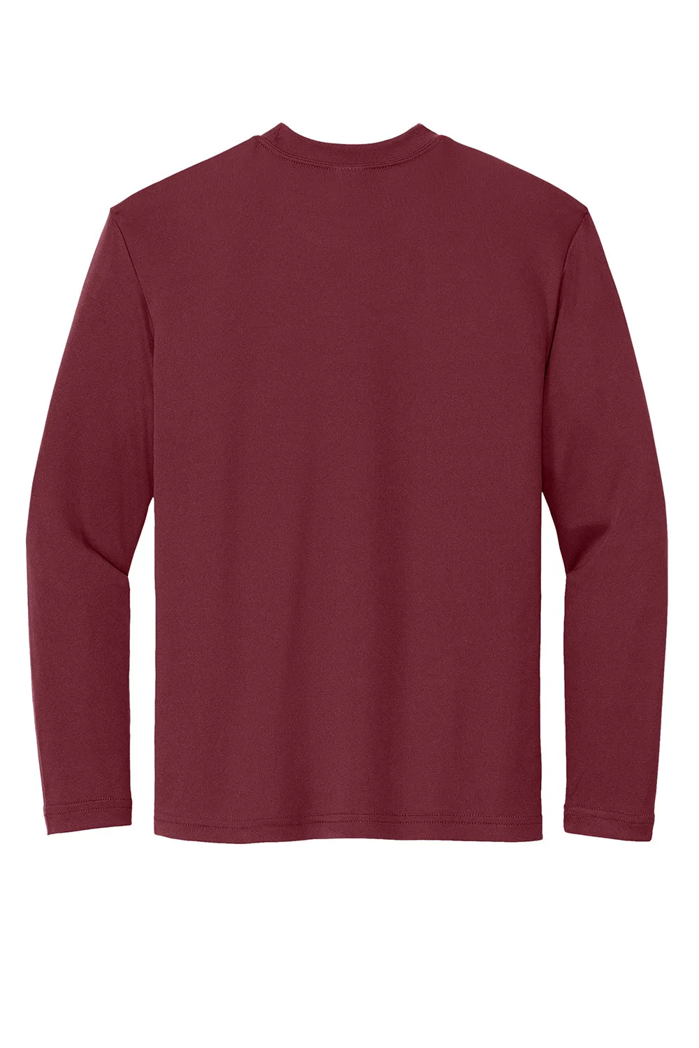 Sport-Tek Youth Competitor Moisture Wicking Long Sleeve Crewneck T-Shirt - Maroon