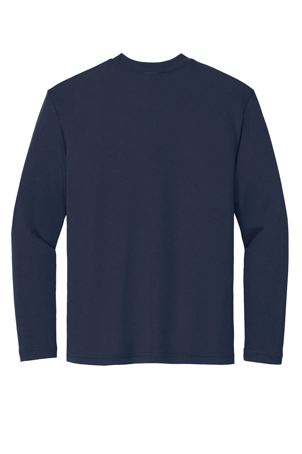Sport-Tek Youth Competitor Moisture Wicking Long Sleeve Crewneck T-Shirt - True Navy Blue
