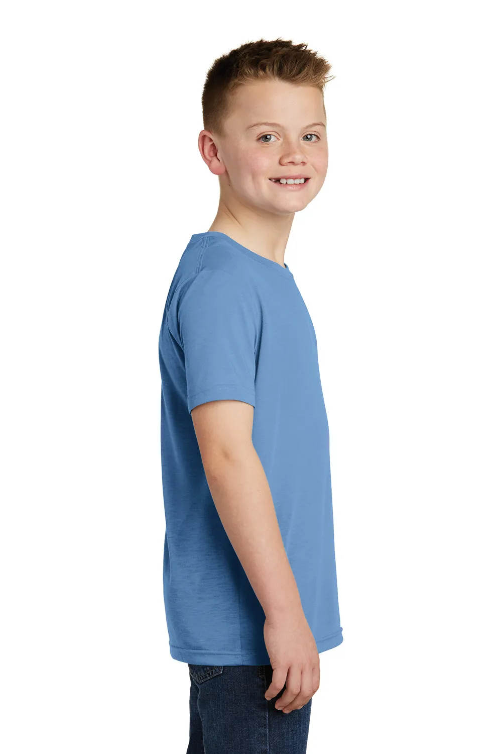 Sport-Tek Youth Competitor Moisture Wicking Short Sleeve Crewneck T-Shirt - Carolina Blue - Closeout