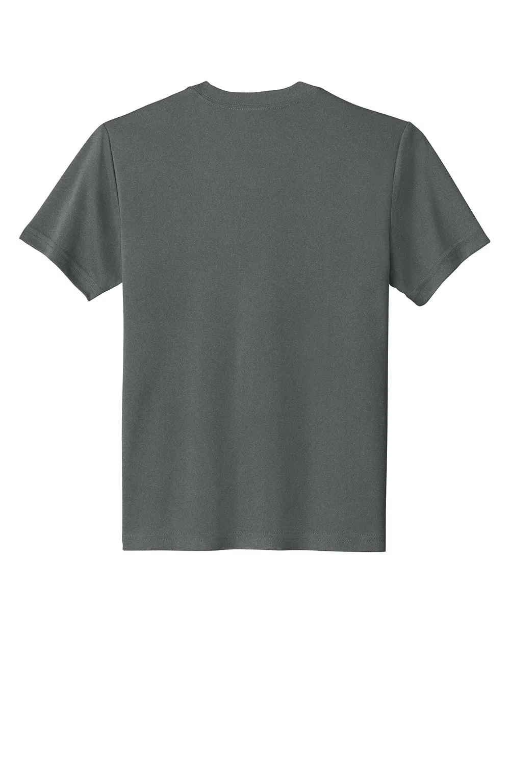 Sport-Tek Youth Competitor Moisture Wicking Short Sleeve Crewneck T-Shirt - Heather Iron Grey