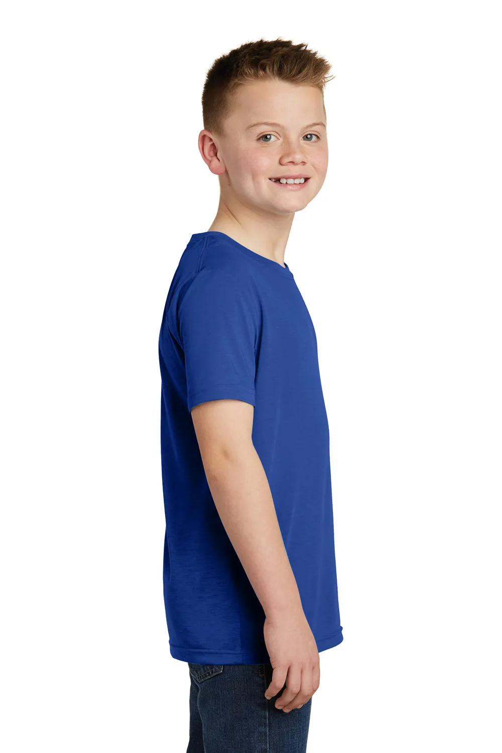 Sport-Tek Youth Competitor Moisture Wicking Short Sleeve Crewneck T-Shirt - True Royal Blue - Closeout