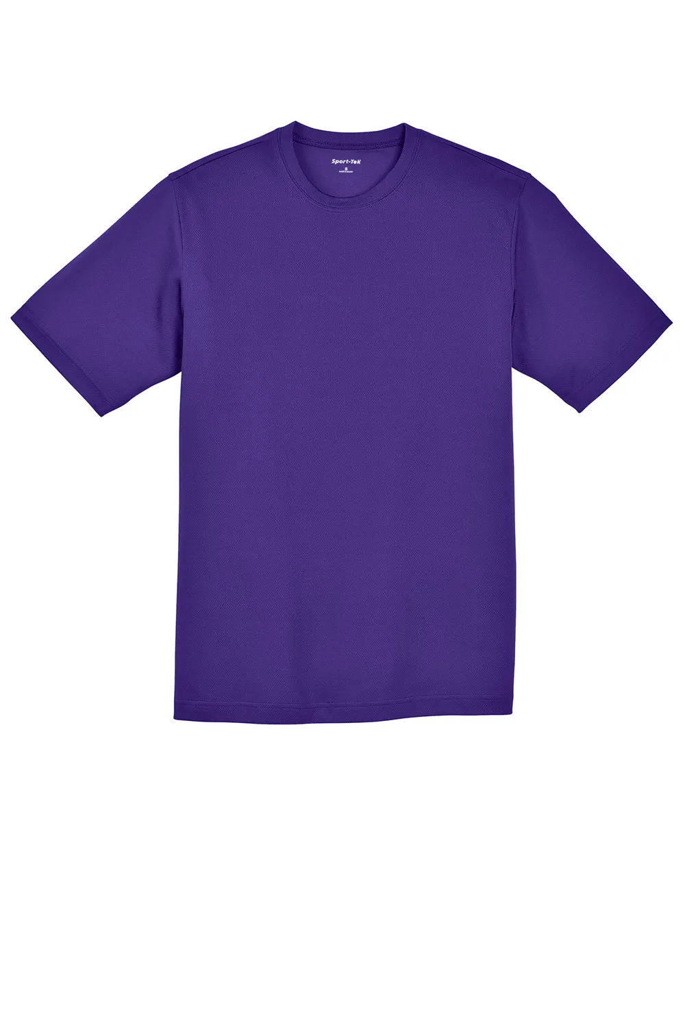 Sport-Tek Youth RacerMesh Moisture Wicking Short Sleeve Crewneck T-Shirt - Purple - Closeout