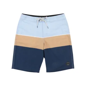 Stacked 21" Boardshort - Light Blue