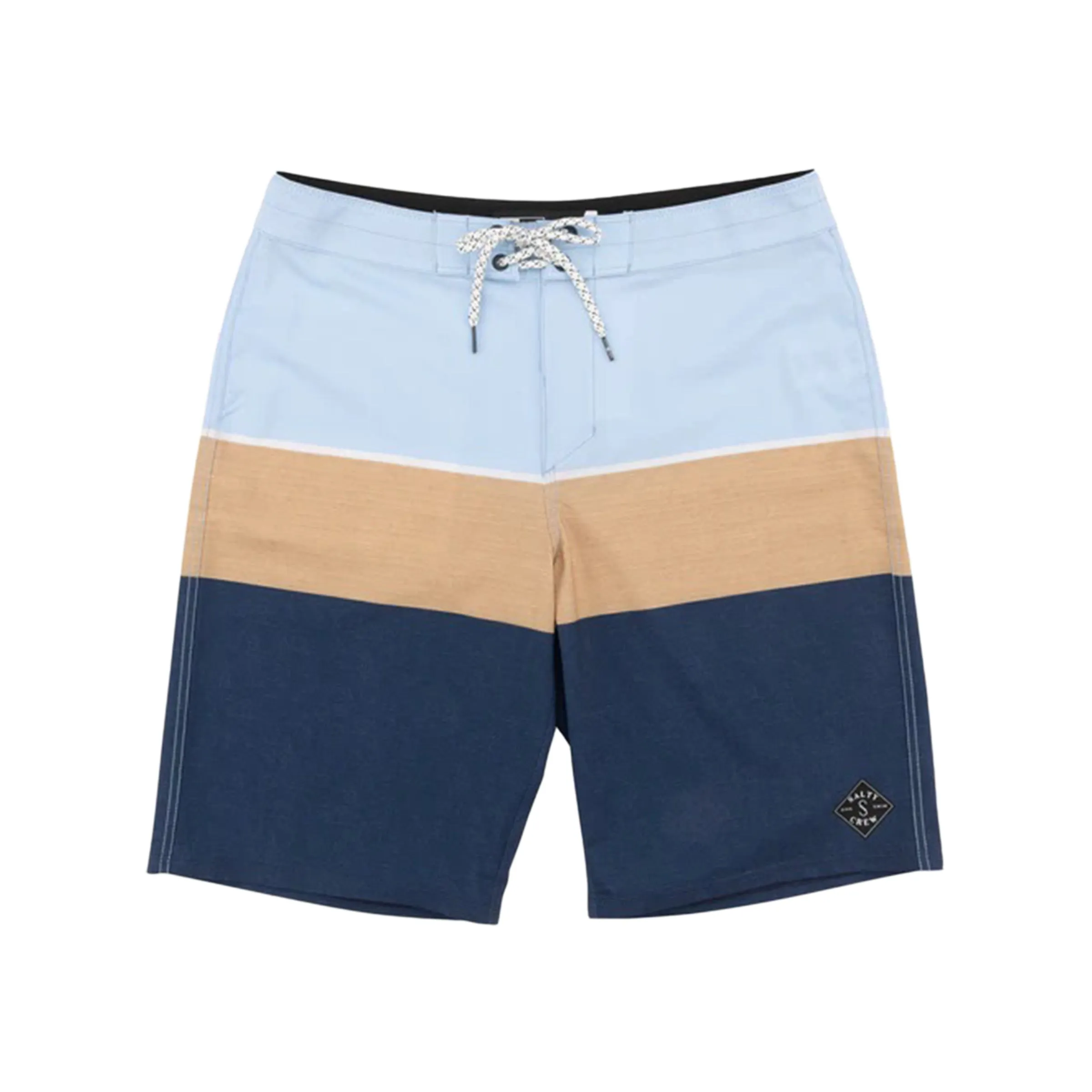 Stacked 21" Boardshort - Light Blue