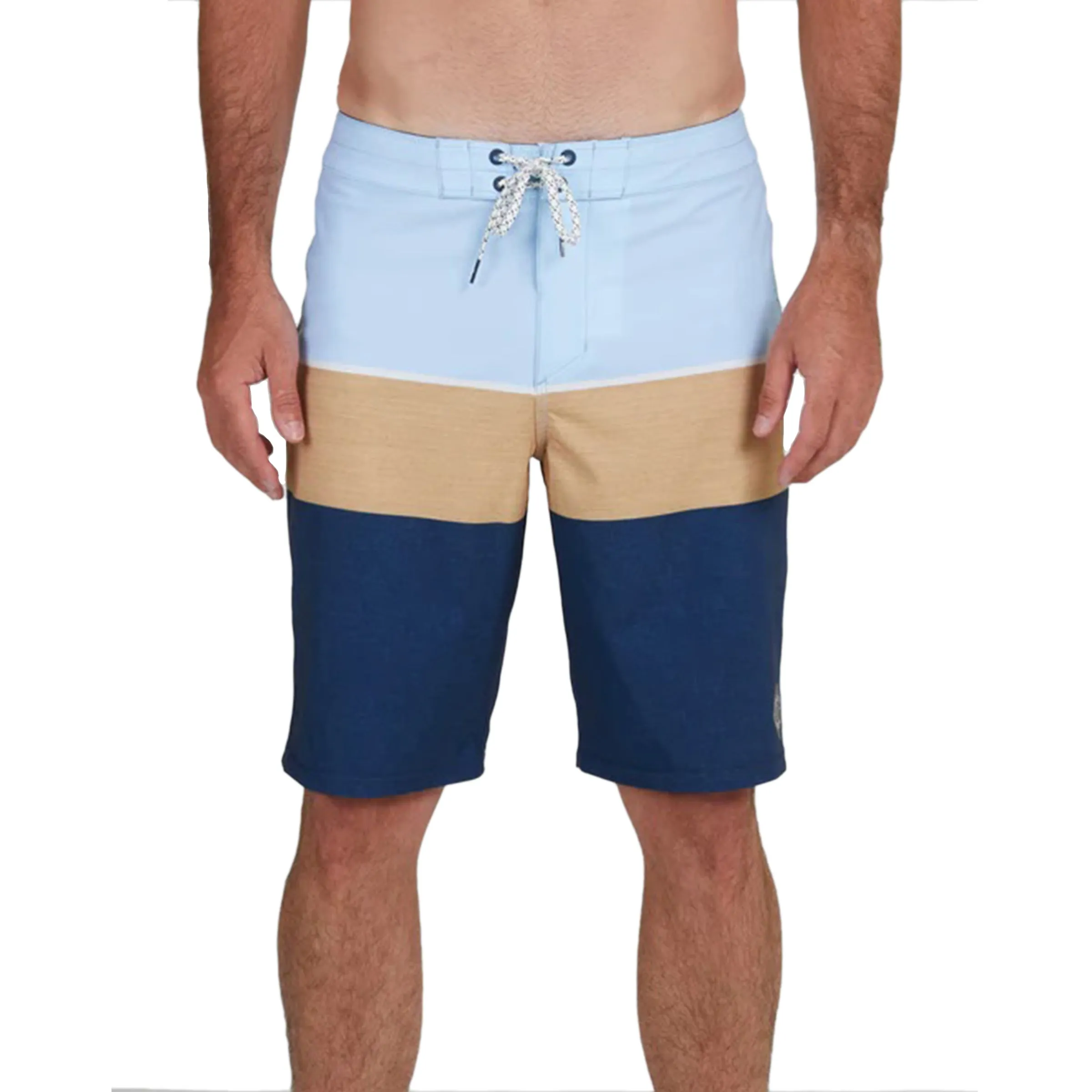 Stacked 21" Boardshort - Light Blue