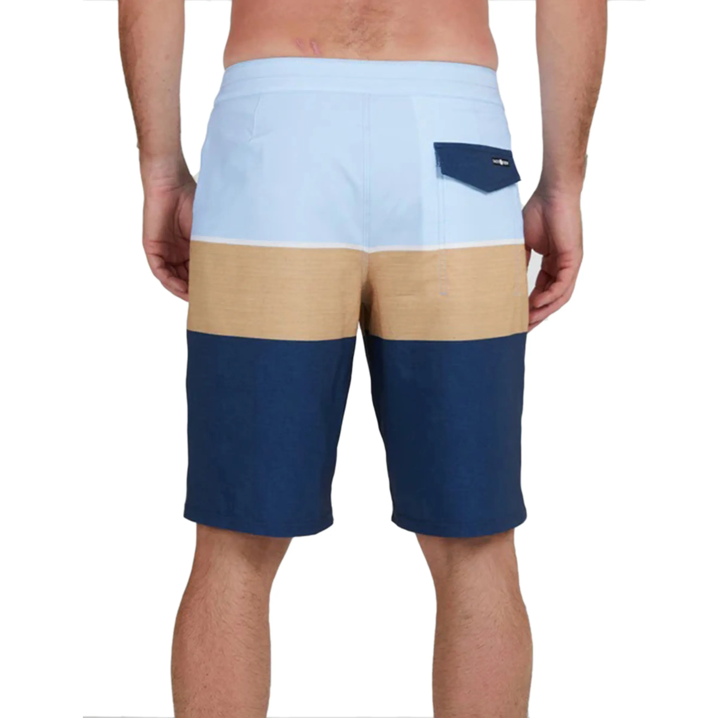 Stacked 21" Boardshort - Light Blue