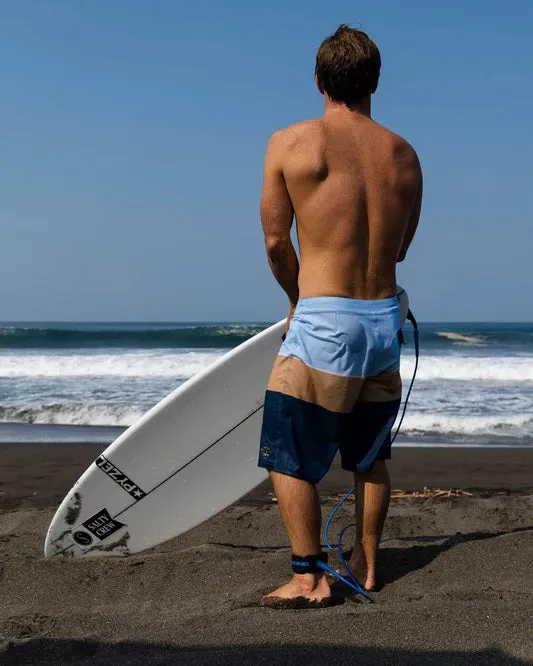 Stacked 21" Boardshort - Light Blue
